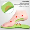 Pièces de chaussures Accessoires O/X-Leg Semelles orthopédiques Semelle de soutien de la voûte plantaire Corrigibil Jambes arquées Valgus Varus Coussinets de massage Beauté Jambe Pieds Care Insert 230505