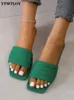 Женские туфли тапочки повседневные сандалии бежевый каблук