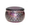 Present Wrap Tea Pot Tin Box Home Garden Personality Candy Drum-formad kaka handgjorda tvålljus Jar Packaging Case SN203