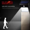 Lampada da parete Lampade di sicurezza sensibili al colore nero ultra luminoso solare potente e potente per cortile J2Y