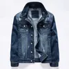 Men s Jackets 3 Colors Classic Style Vintage Blue Denim Jacket Spring and Autumn Stretch Cotton Casual Jeans Coat Male Brand Clothes 230505