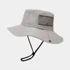 Wide Brim Hats Visor Sun Hat Breathable Boonie Lightweight Outdoor Mesh Cap For Travel Fishing Protective Spring Summer