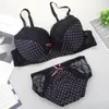 Bras Sets New Sexy Bra Sets 32/70 34/75 36/80 38/85 40/90 42/95 44/100 BCDE Cup Push Up Underwear For Women Plus Size Lingerie 230505