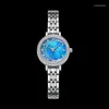 Armbandsur Mark Fairwhale Gypsophila/Moon Phase Watch Women Fashion Trend Girls Quartz Ins nisch Temperament