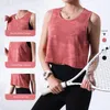 Utomhus T-shirts Kvinnor kamouflage som kör Väst fitness skörd topp ärmlösa mesh yoga skjortor andningsbara träning gym tank tops kvinnliga sportkläder 230505