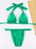 Zweiteilige Anzüge Zrtak Spitze Bikinis Sexy String Badeanzug Langer Riemen Bademode Damen Badeanzug Sommer Beachwear Print Bandage Bikini Set 230505