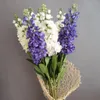 Decoratieve bloemen Hyacinthyacint lange tak Silk kunstmatige voor huisdecoratie woonkamer decoratie Flores