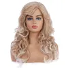 Explosive WIG Fashion Wig Women's Medium Length Curly Hair Chemical Fiber Head Cover