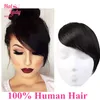 BANGS Brazylijskie ludzkie włosy Blunt Bangs Clip w ludzkich włosach przedłużenie klips na naturalnych włosach grzywki z frędzlami schludne hairbice 230518