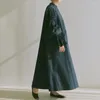 Robes décontractées Neploe longue Vintage paresseux romantique Vestidos manches évasées col en V ample 2023 japonais tempérament rayé Robe Femme