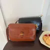 Torby wieczorowe vintage kobiety Messenger College w stylu college'u student Crossbody Mała kwadratowa torba torebka teczka na ramiona dama