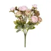 Decoratieve bloemen Mooie nep Rose Flower Langdurige faux geen water gevende indoor ornament simulatie Bouquet DIY