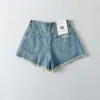 Damen Shorts Sommerkleidung Jeansshorts Frauen hoch taillierte Denim Shorts y2k Mode schwarze Shorts Frau zerrissen kurz de mujer koreanischen Stil Z0505