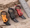 Mini Pocket Knife Folding Hunting Camping Multi Tool Tactical Self Defense wolf claw Karambit Knife Keychain Gift safety keychains EDC tool