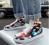 Dress Shoes Anime Shoes High Top Sneakers Men Casual Hip Hop Fashion Demon Vulkanised Sports Running 230504