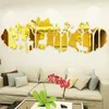 Fonds d'écran Grande taille Forêt Cerf Acrylique Miroir stickers muraux salon Personnalisé 3d Stickers Muraux Décoration Intérieure Décor À La Maison 230505