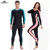 Грубчатки Drysuits SBART UPF 50 Lycra Diving SwetSuit Anti UV One Piece Swimsuit Drash Guard Gulding Surf Suit Men Men Women Sun Protect J230505