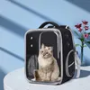 Kattbärare Pet Carrier Bag Bekväm ryggsäck för promenad camping promenad