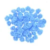 Decorative Flowers 100Pcs 3cm PE Foam Roses Artificial For Wedding Decoration Party DIY Wreath Bouquet Supplies Handmade Teddy Bear Crafts