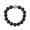 Strand Mori Retro Single Circle Hand String Natural Ebony Diy Creative Weaving Agate Mix Rosary Armband Women Charm Sales Wolf