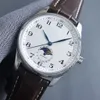 Regraved L899.5 Entegre Hareket, Denge Plakası İçi Boyutu 40mm ile donatılmış en yüksek kaliteli saat, lüks saat, Master Moon Faz Serisi