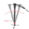 Tripods DHL PROGO JIEYANG JY0506 JY0506B Aluminum Alloy Monopod For Video Camera Tripod Head Carry Bag Wholesale