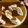 Sandals 1 Pair Of Women Fashion Temperament Elegant Hanfu Accessories Shoes Chinese Style Embroidered High Heels