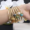 Bracelet SophiaXuan mode hawaïenne femme marron perle coeur breloque été or bijoux en gros Bracelets pour femme 2023 cadeau