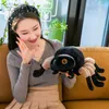 Simulação Spider Spider Plush Toy Toy Funny Doll Insets Tricks Props Pillows Decorações de casa Presentes de Halloween LA635