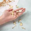 Pendant Necklaces Box Cross 304 Stainless Steel Charms Pendants Components For Earrings Bracelets DIY Jewelry Making AccessoriesPendant