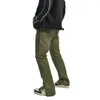 Męskie spodnie Vintage Męskie proste kombinezon High Street Solid Kolor Myjany obmyżne spodnie spodnie zamek błyskawiczne Slim Fit For Mężczyzn mężczyzn Kobiety 230428