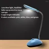 Tischlampen 1PC-Lampe LED-Schreibtisch-Augenschutz-Licht-Lesebuch-Lichter-Batterie (nicht enthalten)