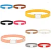 Belts Adjustable Elastic Canvas For Boys Girls Solid Color Stretch Kids Children Cinch Waistband Pants Waist Strap Belt