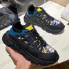 Desginer herr trigreca sneakers kvinnor plattform skor lateral grekiska tryck snörning läder löpare tränare märke mode utomhus casual skor med låda nr55