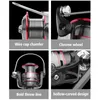 Baitcasting Reels HB 5006000 Series Fishing Reel Metal Spool Spinning Reel 8KG Max Drag Stainless Steel Handle Line Spool Saltwater Fishing Wheel 230505