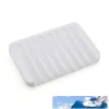 Porte-savon en silicone flexible anti-dérapant porte-savon plaque qui fuit anti-moisissure salle de bain cuisine porte-savon 16 couleurs