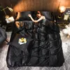 Bedding sets Mulberry Silk Set with Duvet Cover FittedFlat Bed Sheet Pillowcase Luxury Satin Couple Bedsheet King Queen Twin Size 230504