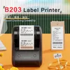 Papier thermique Niimbot B203 imprimante d'étiquettes Plus 5 rouleaux Portable Mini autocollant couleur câble étiquette prix 230504