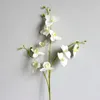 Fiori decorativi Artificiale Real Touch Falena Orchidea Farfalla Decorazione di nozze per la casa