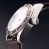 Modedesigner Herrenuhr Quarz Automatik Tudores Uhren Klassische Herrenuhr aus Naturleder