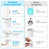 Liquid Soap Dispenser Foam Soap Dispenser Automatisk beröringslös sensor USB Smart Foam Machine 300 ml Infraröd flytande tvål Dispenser Pump Hand Sanitizer 230504