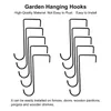 Feeding 10Pcs Plant Hooks Fence Hooks Wall Hanging Basket Brackets Hooks For Hanging Lights Bird Feeder Plants Planters