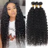 Hair Bulks Water Wave Bundles 12A Brazilian Human Hair Weave 134PCS Deep Kinky Curly Hair 100gpc Hair Natural 230518