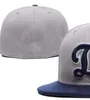 2023 beisebol masculino Caps fechados de verão letra azul blue masculino homem preto cor todas as 32 equipes esportes casuais chapéus achados "la" los angeles mix colors