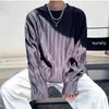 Men's T Shirts Lazy Style Tshirt Men Harajuku Streetwear Loose Casual Long Sleeve T-shirts Korean Design Male Black Tops Tees