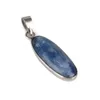 Pendant Necklaces KEJIALAI Blue Stone Triangle Round Square Egg Drop Shape Different Size Pendants For Necklace Making Jewelry Accessories