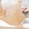 Abbigliamento da yoga Moda europea e americana Biancheria intima di pizzo sexy Le donne raccolgono una coppa di pellicola traspirante con anello in acciaio Reggiseno di regolazione confortevole