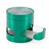 4 layer Tobacco Herb Grinder 63mm zinc alloy Razorsharp Teeth pollen press catcher metal grinders With Cabinet Door Clear window DHL