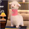 Poupées En Peluche 1Pc 5070100Cm Alpaga Coussin Câliner Mouton En Peluche Lama Pop Animal Jouet Pour Enfants Doux Oreiller Maison Bébé Cadeau D'anniversaire J2207 Dhdzv