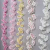 Dekorative Blumen, 5 Stück, 180 cm, Kirschblüte, Rattan, Zuhause, Hochzeit, Bogen, Dekoration, Rebe, künstliche DIY-Seide, Efeu, Wandbehang, Girlande